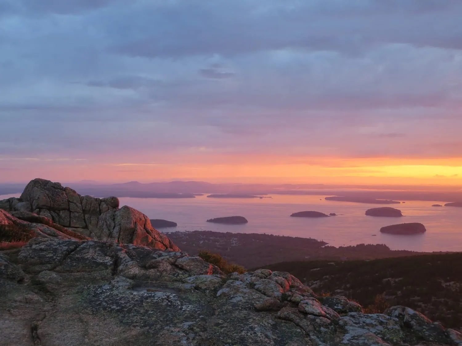 acadia national park sunrise