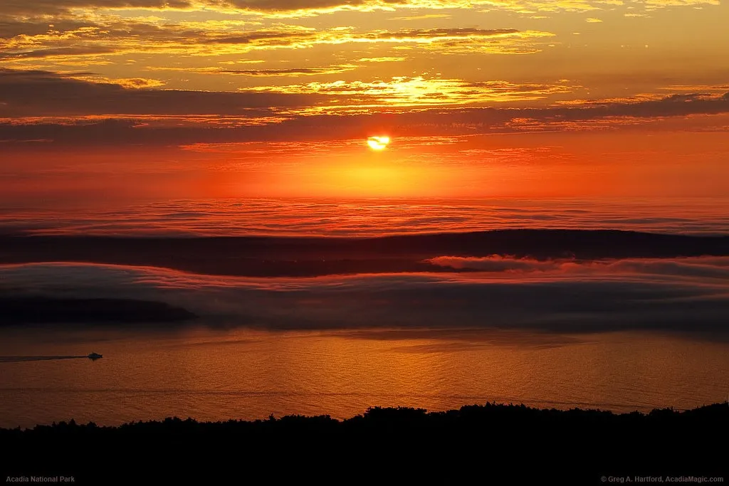 acadia national park sunrise