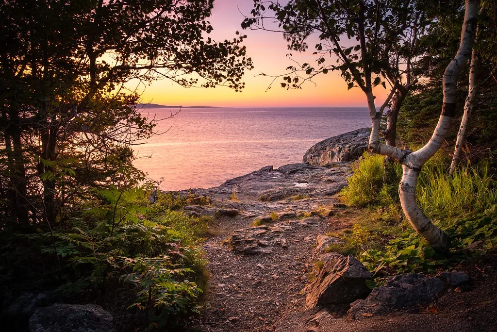acadia national park sunrise