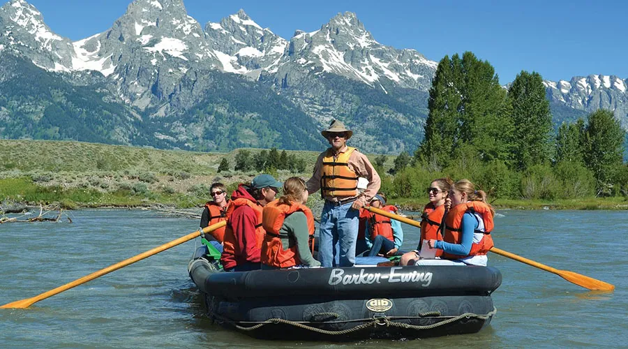 Boating in Grand Teton National Park is an adventure