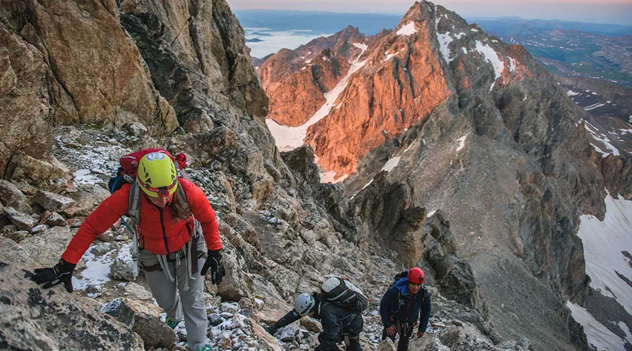 Climbing in Grand Teton is a thrilling experience