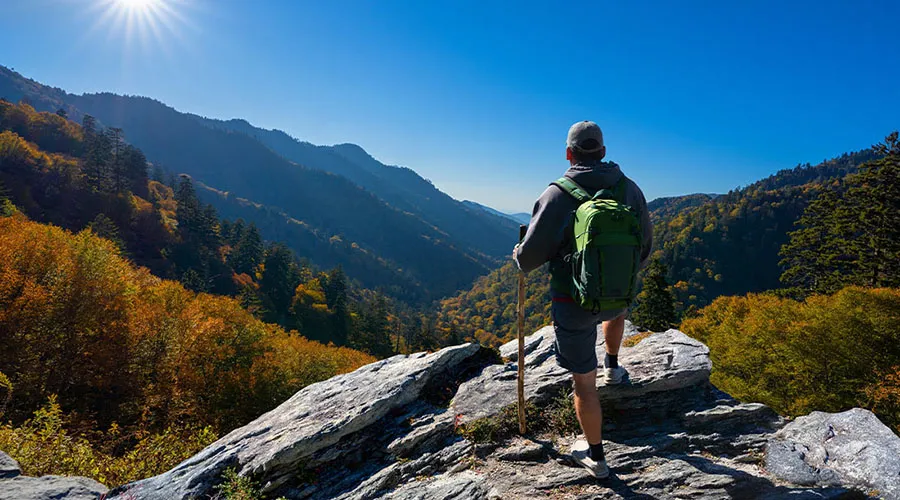 Hiking in autumn offers crisp, invigorating air