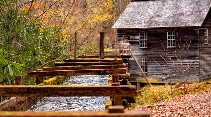 Great Smoky Mountains National Park preserves or has rehabilitated over 90 historic structures