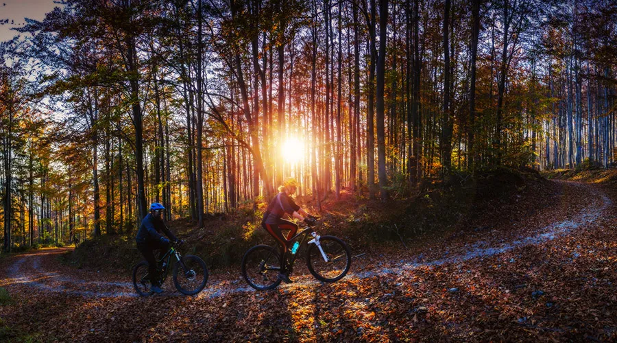 Bicycles are permitted on most roads within Great Smoky Mountains National Park