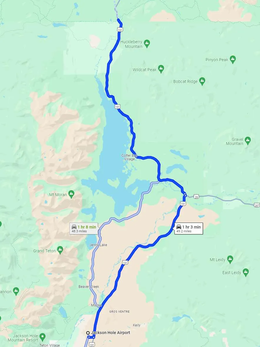 airports near yellowstone national park