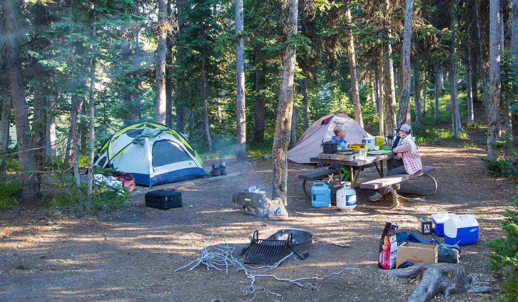 yellowstone national park camping