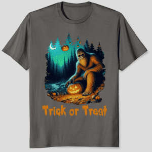 Funny Halloween Trick Or Treat Bigfoot