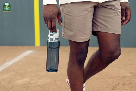 clear water bottle