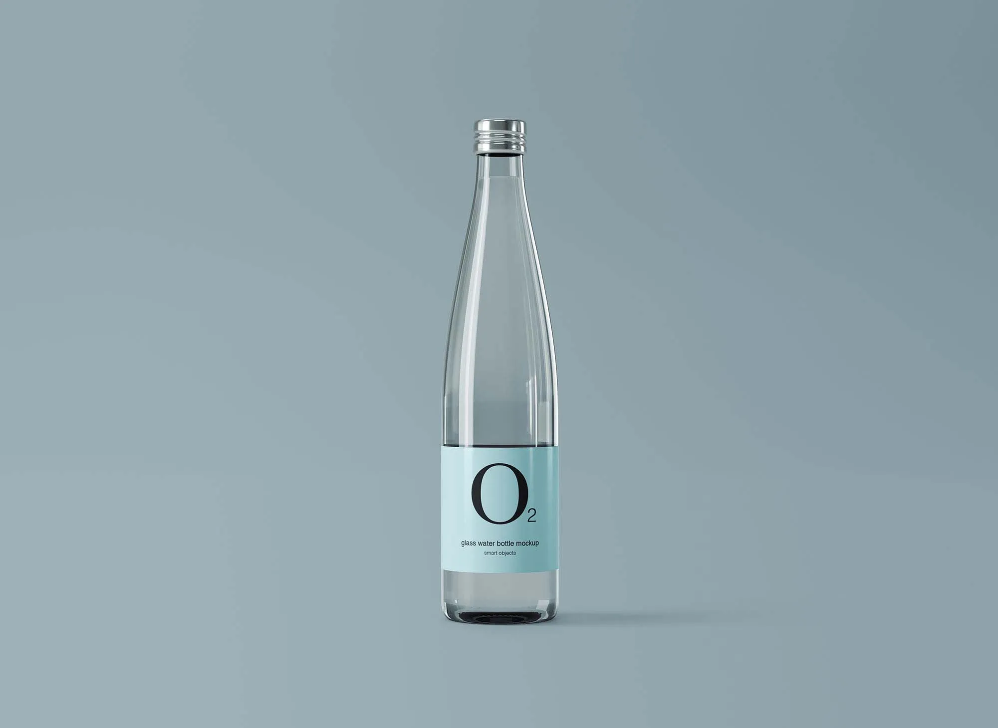 glass water bottle