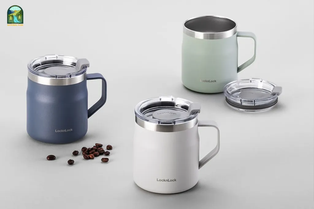 stainless steel mug