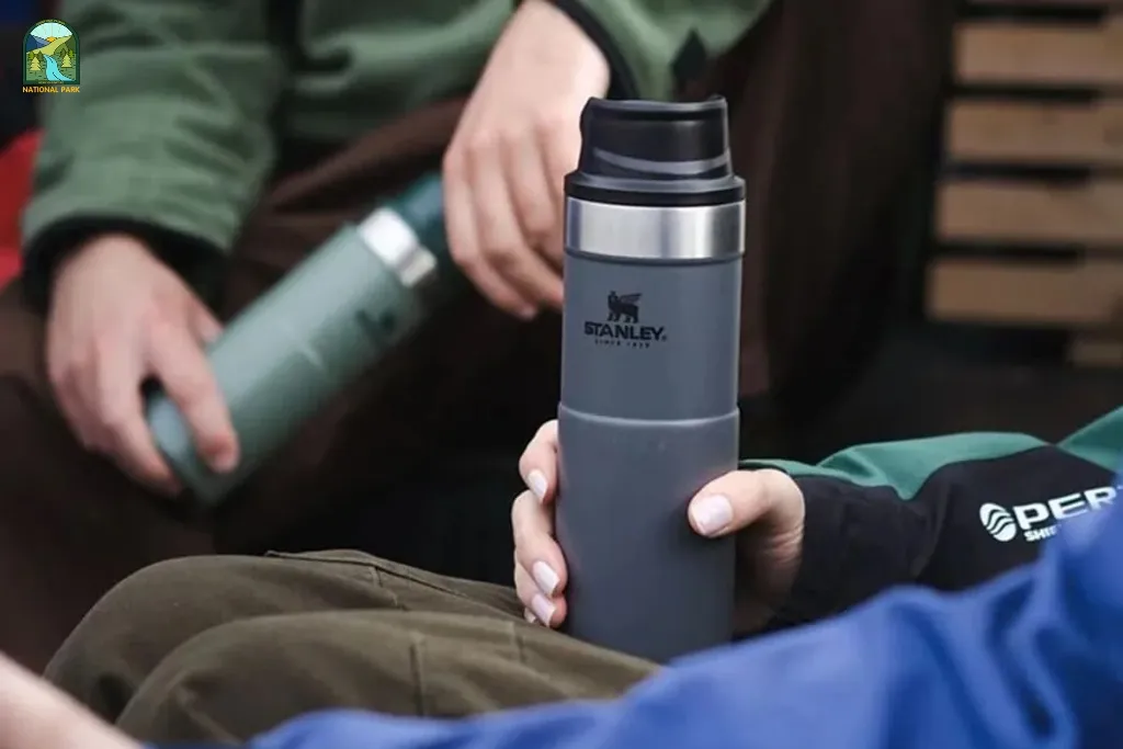 stainless steel mug