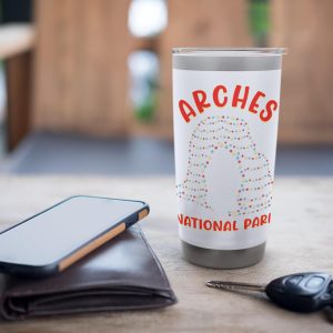 Christmas Arches National Park Delicate Arch Tumbler