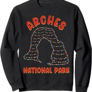 Christmas Arches National Park Delicate Arch Sweatshirt