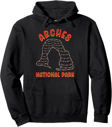 Christmas Arches National Park Delicate Arch Hoodie