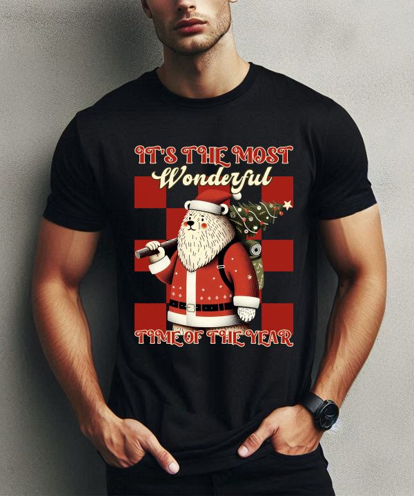 It's The Most Wonderful Time Of The Year Funny Bear Hiking T-Shirt