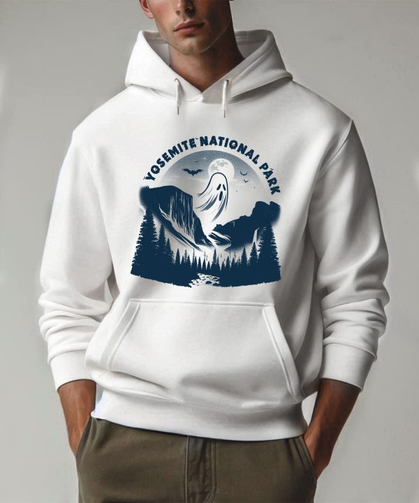 Spooky Halloween Yosemite National Park Pullover Hoodie