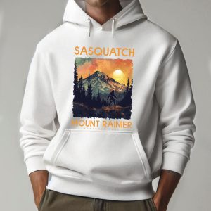 Mount Rainier National Park Sasquatch Bigfoot Hoodie