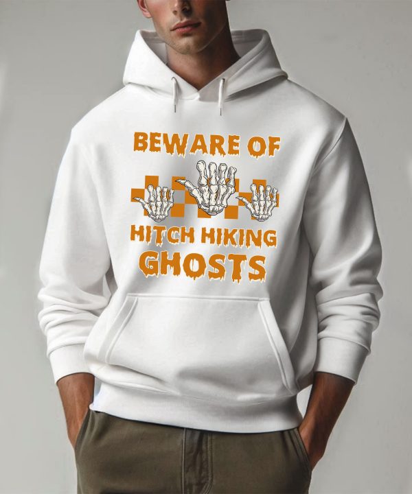 Halloween Beware of Hitchhiking Ghosts Hoodie