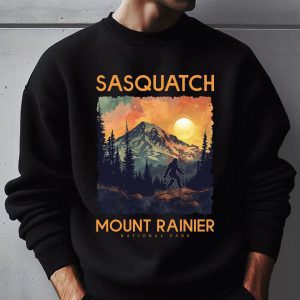 Mount Rainier National Park Sasquatch Bigfoot Sweatshirt