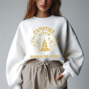 Halloween Campfire Witch Summon The S'more Sweatshirt