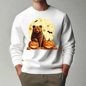 Funny Halloween Bear Wildlife Outdoor Sweatshirt