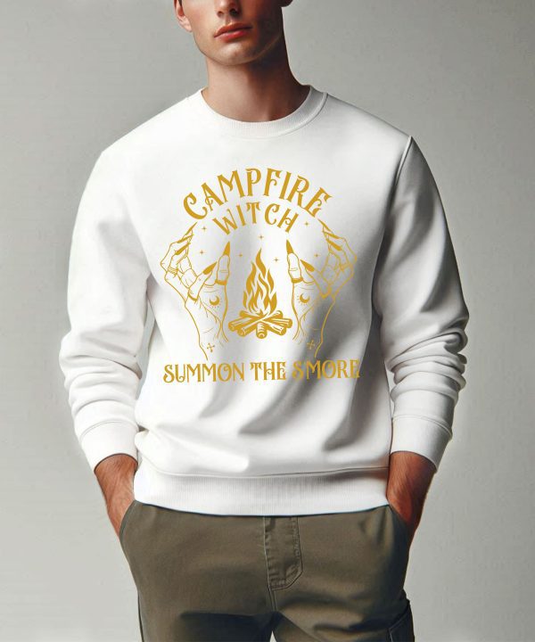 Halloween Campfire Witch Summon The S'more Sweatshirt