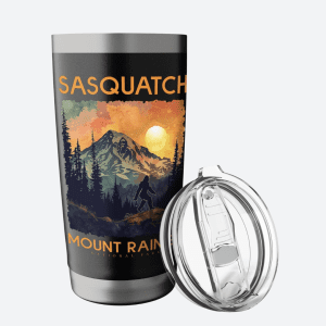 Mount Rainier National Park Sasquatch Bigfoot Tumbler