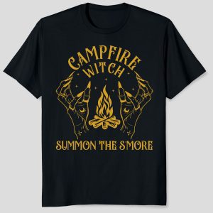 Halloween Campfire Witch Summon The S'more T-Shirt