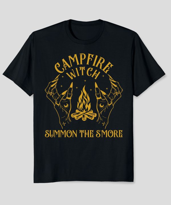 Halloween Campfire Witch Summon The S'more T-Shirt