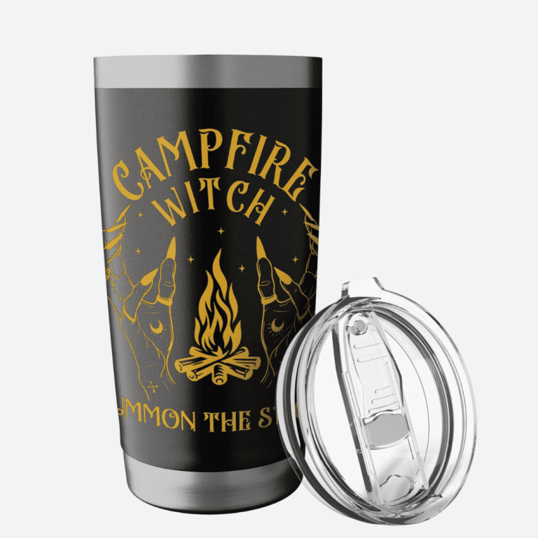 Halloween Campfire Witch Summon The S'more Tumbler