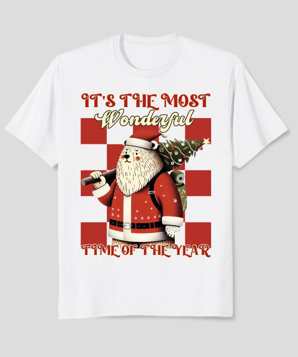 It's The Most Wonderful Time Of The Year Funny Bear Hiking T-Shirt