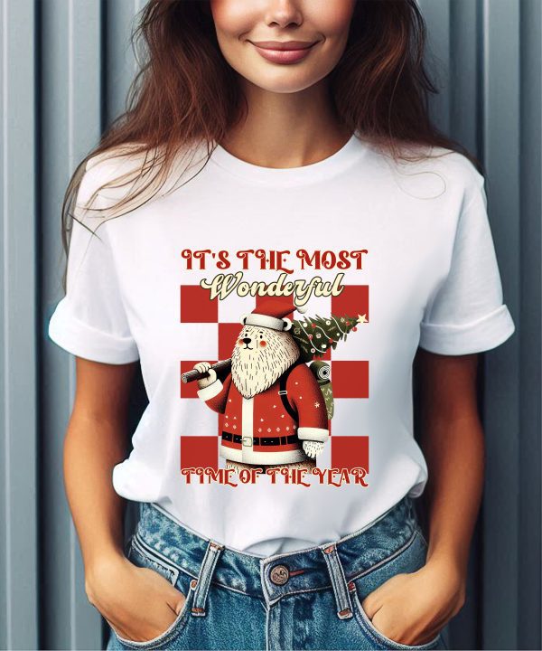 It's The Most Wonderful Time Of The Year Funny Bear Hiking T-Shirt