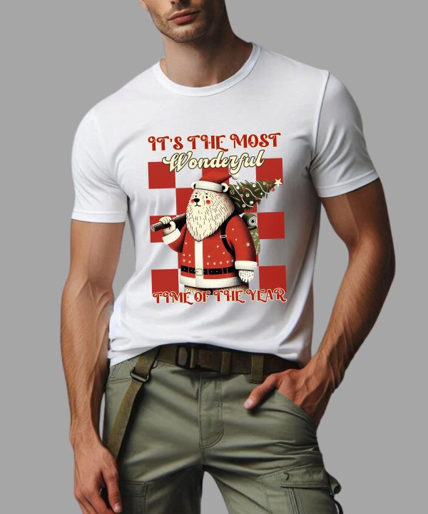 It's The Most Wonderful Time Of The Year Funny Bear Hiking T-Shirt