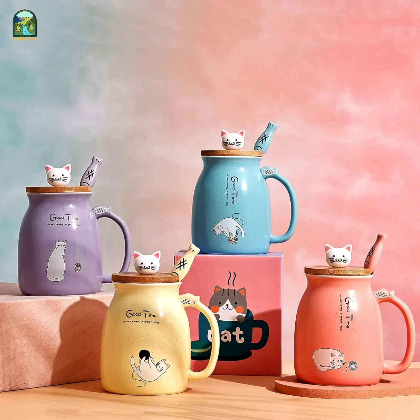 animal ceramic mugs
