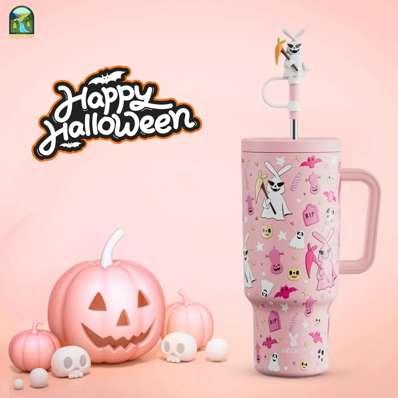 halloween travel mug