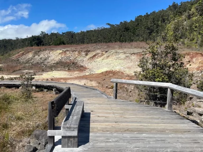 Sulphur Banks Trail to Temporarily Close for Repairs in Hawaii Volcanoes National Park