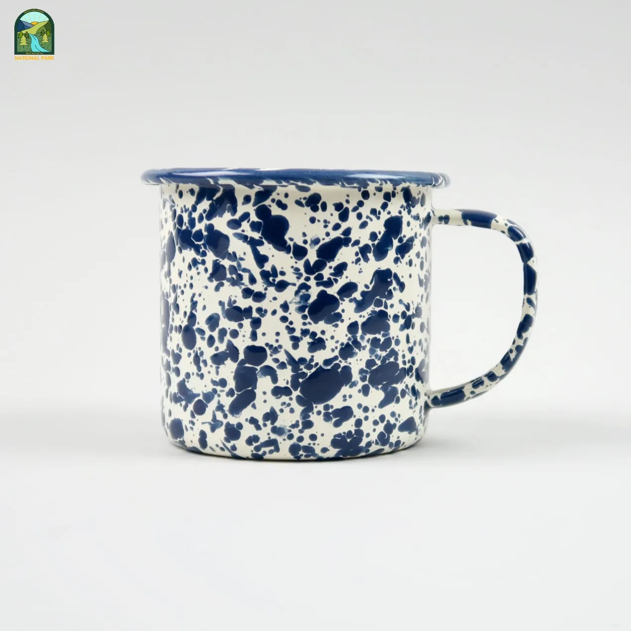 vintage enamel mug