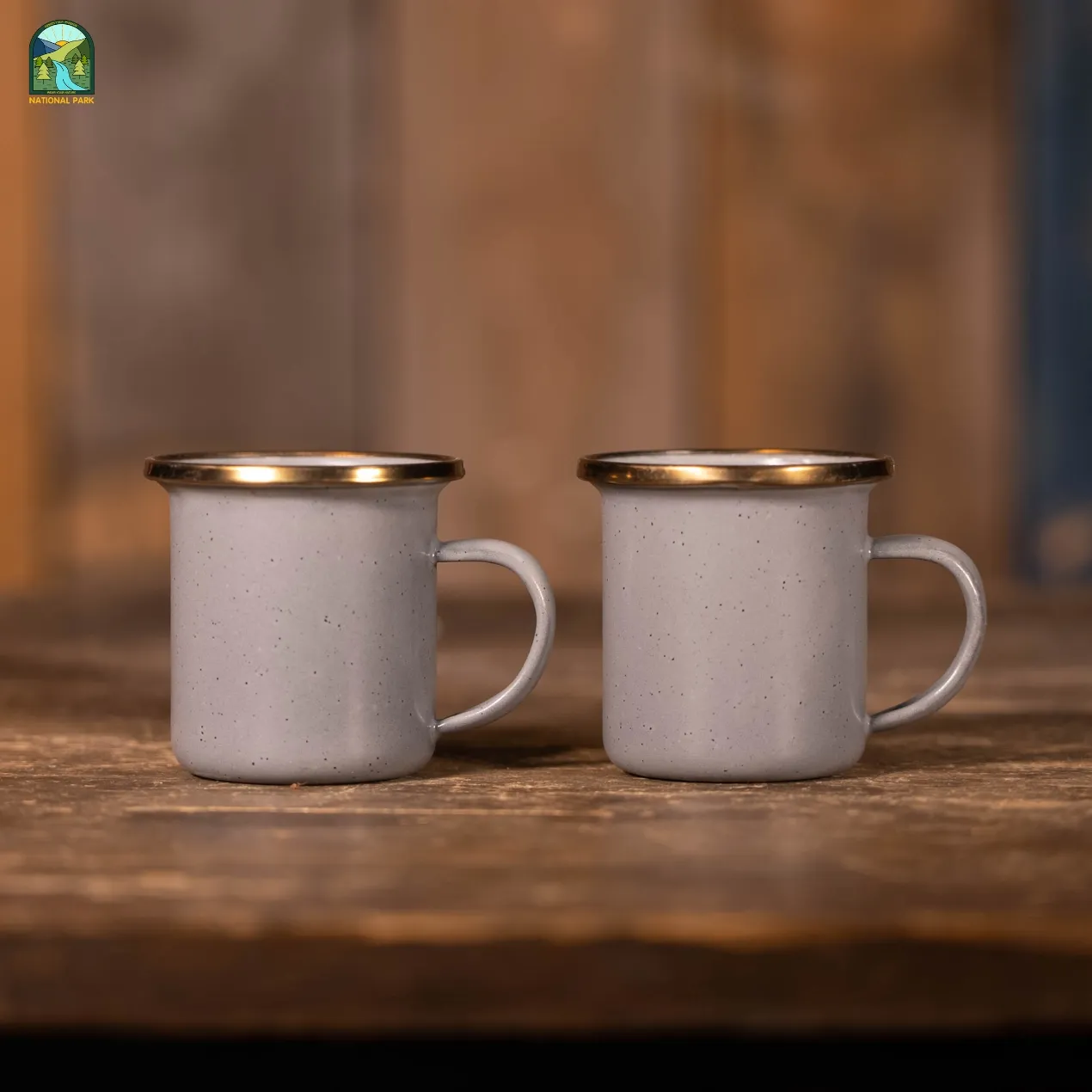 vintage enamel mug