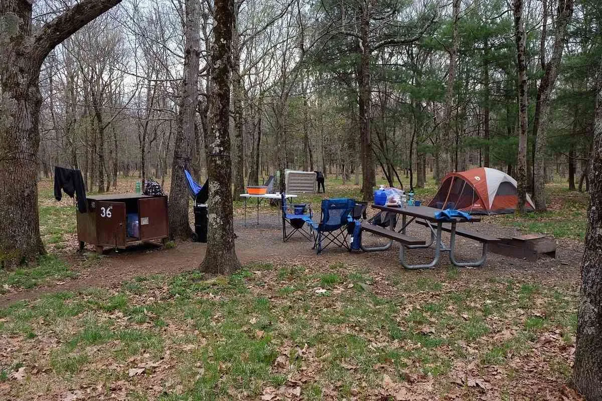 camping sites in shenandoah national park