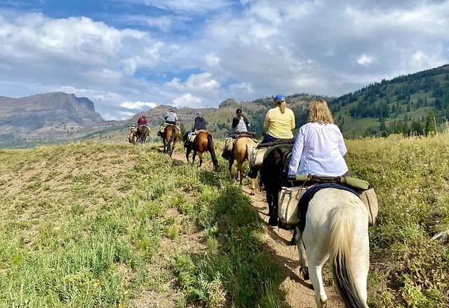 horseback riding in yellowstone national park