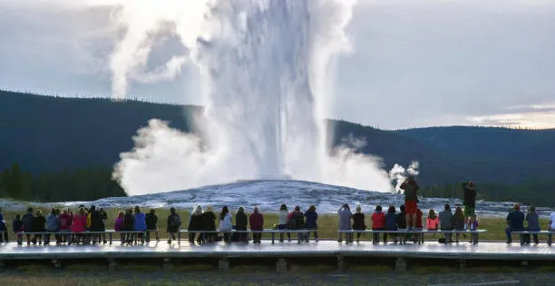 yellowstone national park in july