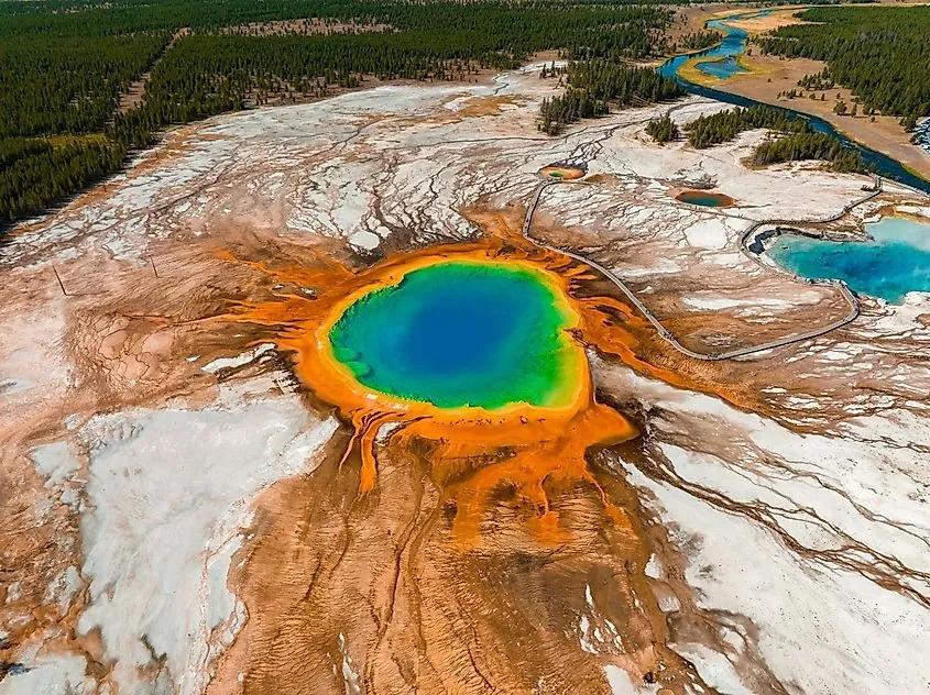 yellowstone national park in may