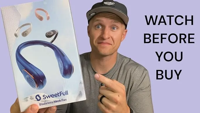 SWEETFULL Portable Neck Fan