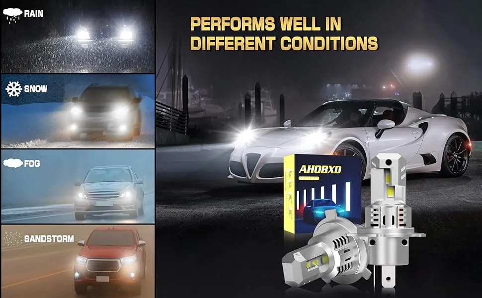 AHOBXD H4 LED Bulbs