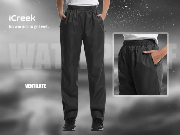 rain pants women