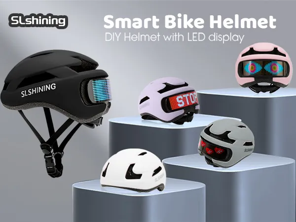 Ompusos LED Smart Adult Bike Helmet