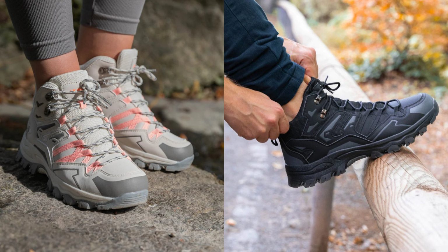 Orthopedic Mid Trekking Hiking Boots