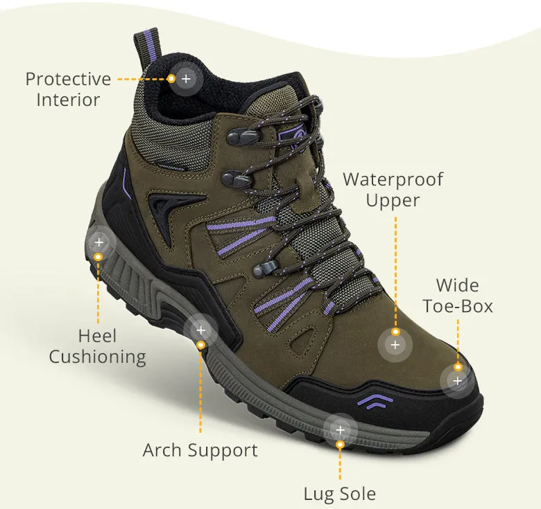 Orthopedic Mid Trekking Hiking Boots