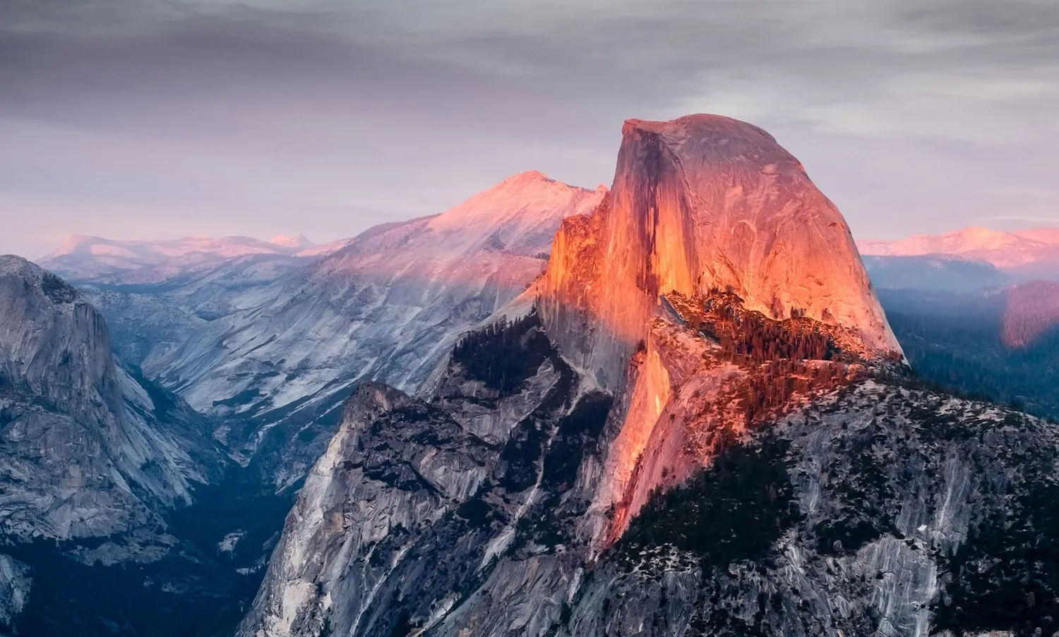 sunrise yosemite